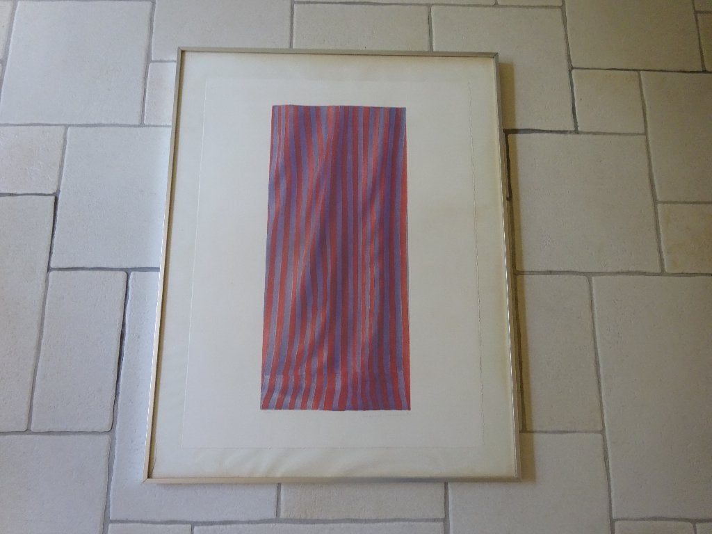 Marcel Maeyer, litho, 67/150, Tentzeil 1980, Antiquités & Art, Art | Lithographies & Sérigraphies, Autres sujets, Enlèvement, Lithographie