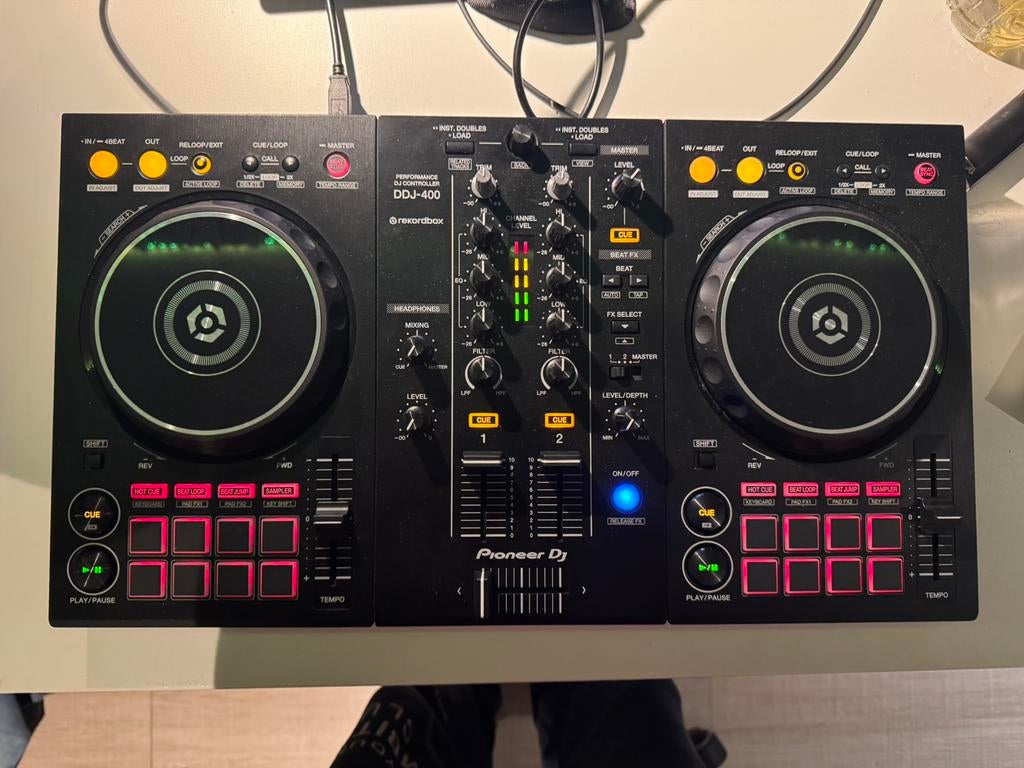 Poineer DDJ-400, Ophalen, Zo goed als nieuw, Draaitafel, Pioneer