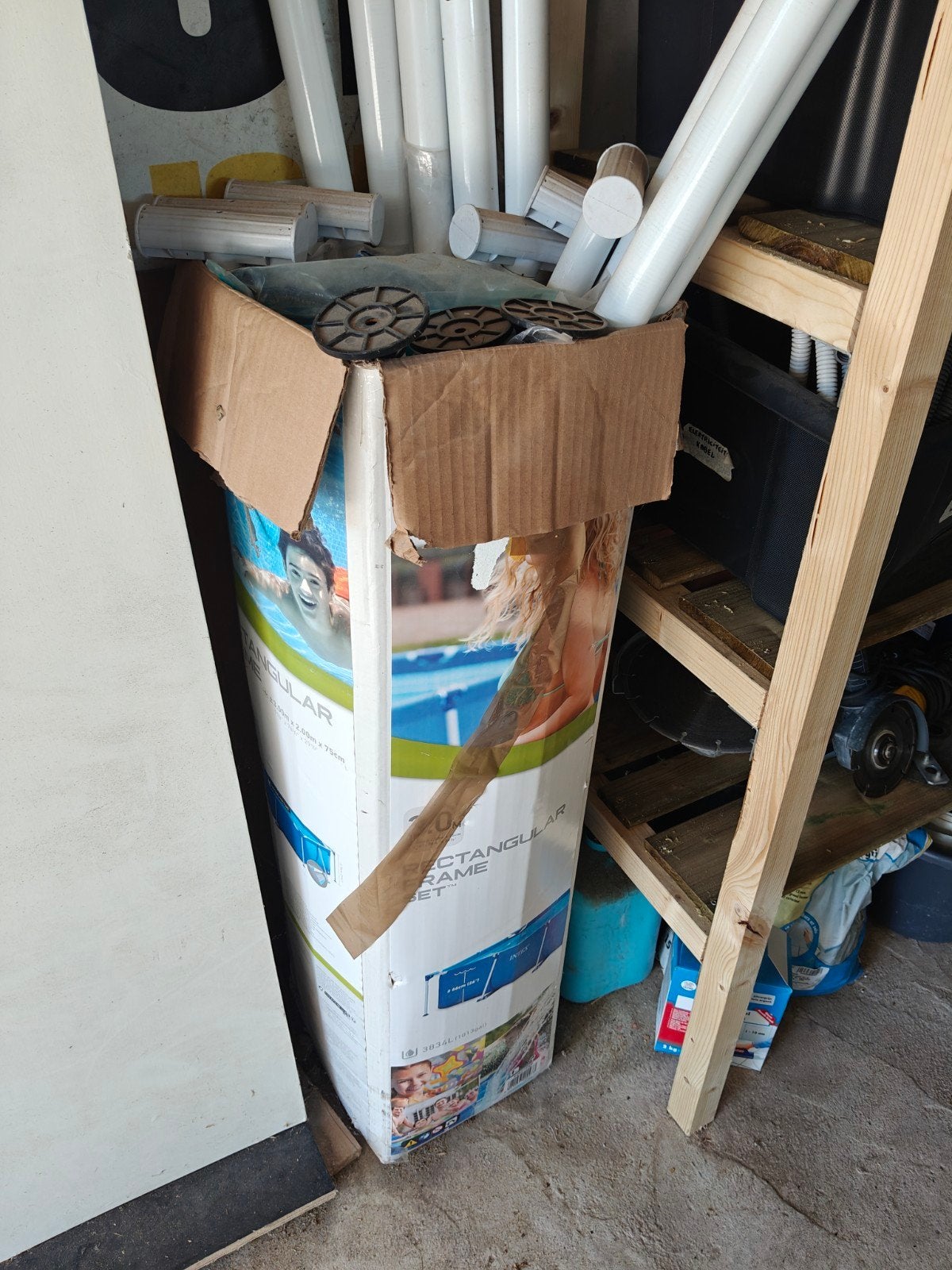 Intex zwembad 300x200x66, Ophalen