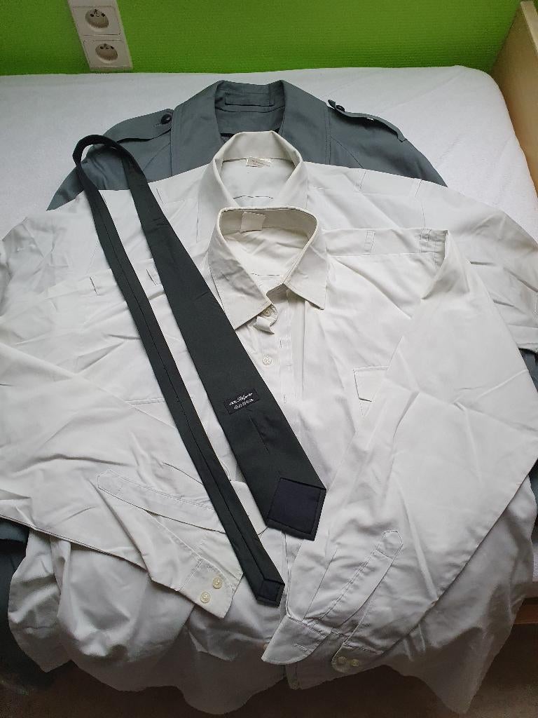 Uniform jas en hemden van officier ABL, Enlèvement ou Envoi, Armée de terre, Vêtements ou Chaussures
