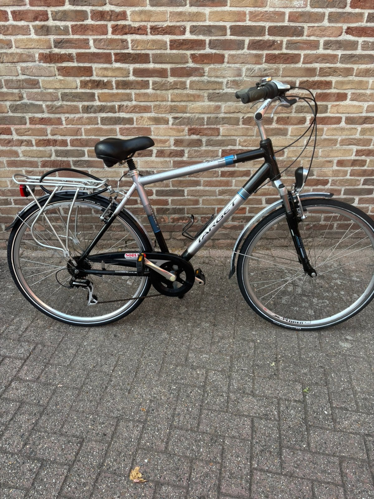 Mannenfiets prima in orde, Fietsen en Brommers, Ophalen, Gebruikt