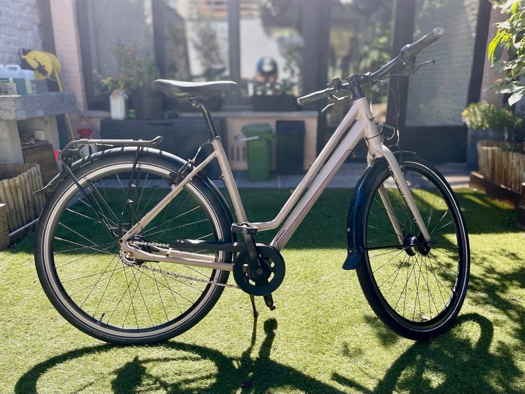 Koga fiets lage instap, Gebruikt, Velgrem, 47 tot 50 cm, Versnellingen