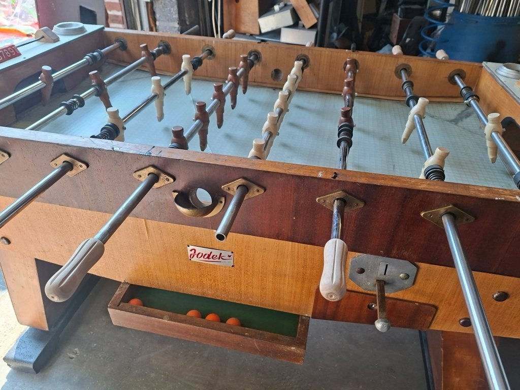 Voetbaltafels., Ophalen, Gebruikt