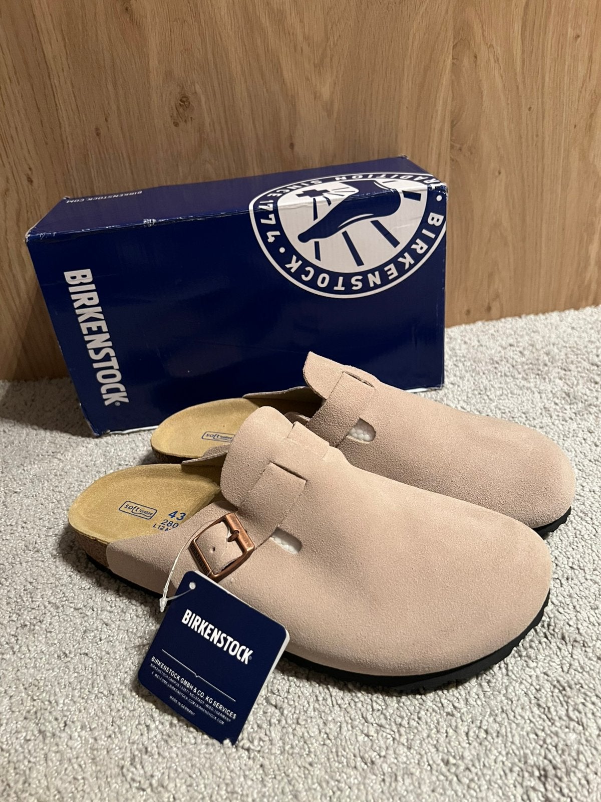 Birkenstocks 43, Kleding | Heren, Schoenen, Bruin, Nieuw, Ophalen, Slippers