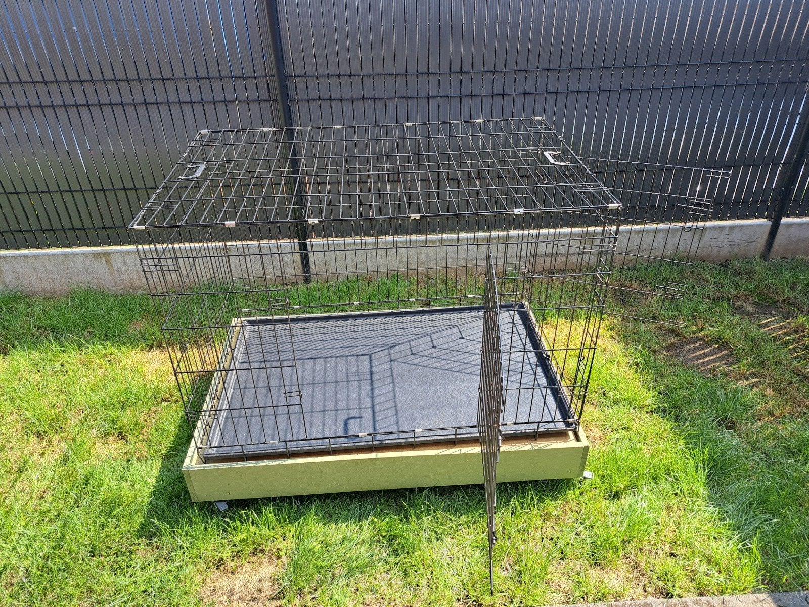 XXL hondenbench met 2 kussens, 65 à 100 cm, Enlèvement, 110 cm ou plus, Niche à chien