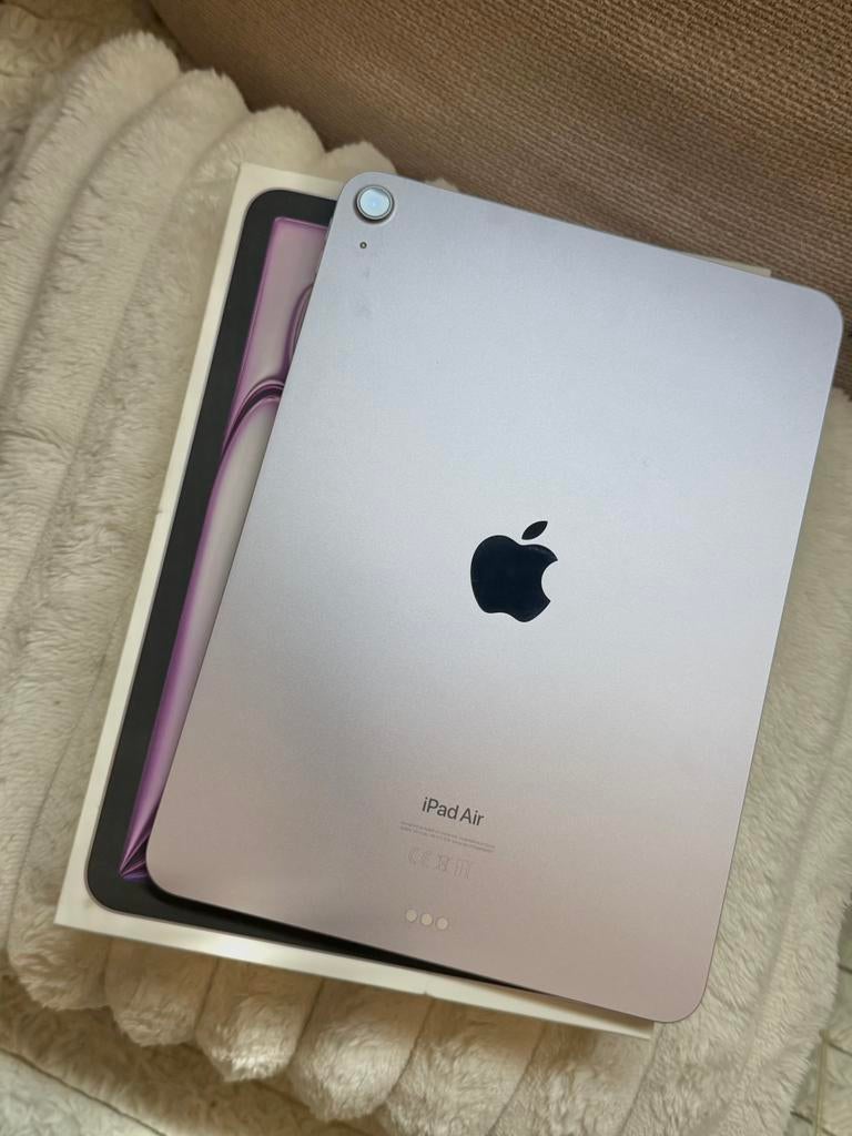 Ipad air 11 2024 mauve, Informatique & Logiciels, Apple iPad Tablettes, Apple iPad Air, Comme neuf, Enlèvement, 128 GB