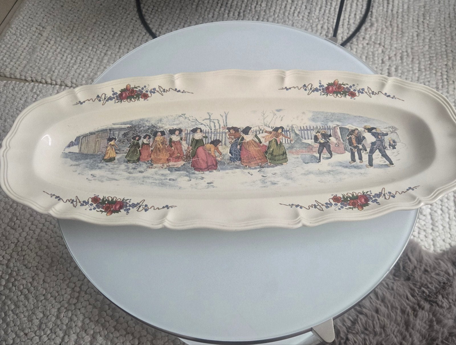 10

Ancien plat à poisson Sarreguemines Obernai Alsace, Antiek en Kunst, Ophalen