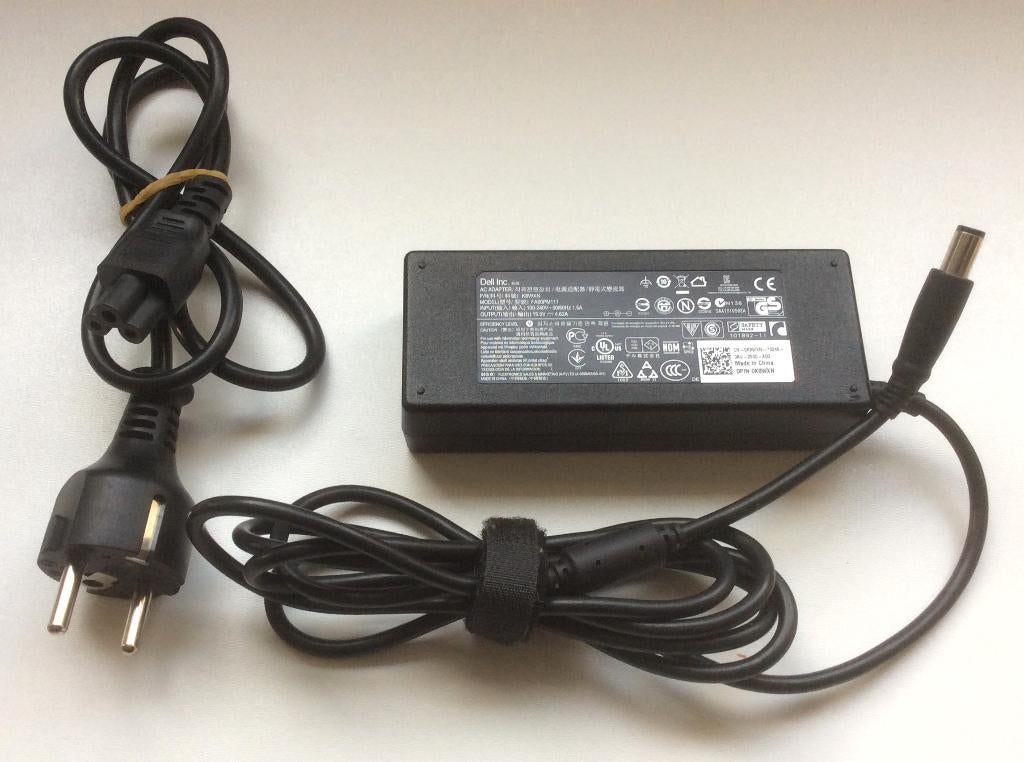 Adaptateur d'ordinateur portable DELL 90W 19,5 V 4,62A, Informatique & Logiciels, Chargeurs d'ordinateur portable, Comme neuf