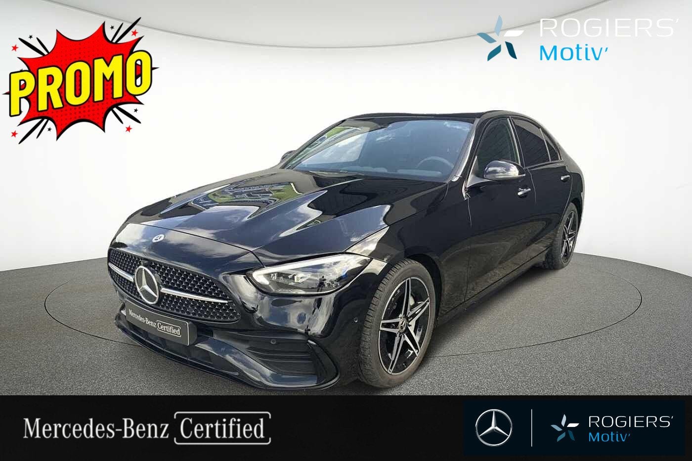 Mercedes-Benz C-Klasse 180 AMG Line, Auto's, Automaat, 4 cilinders, https://public.car-pass.be/vhr/4d9e7ee2-4133-490f-b8eb-c6b046eb8f28