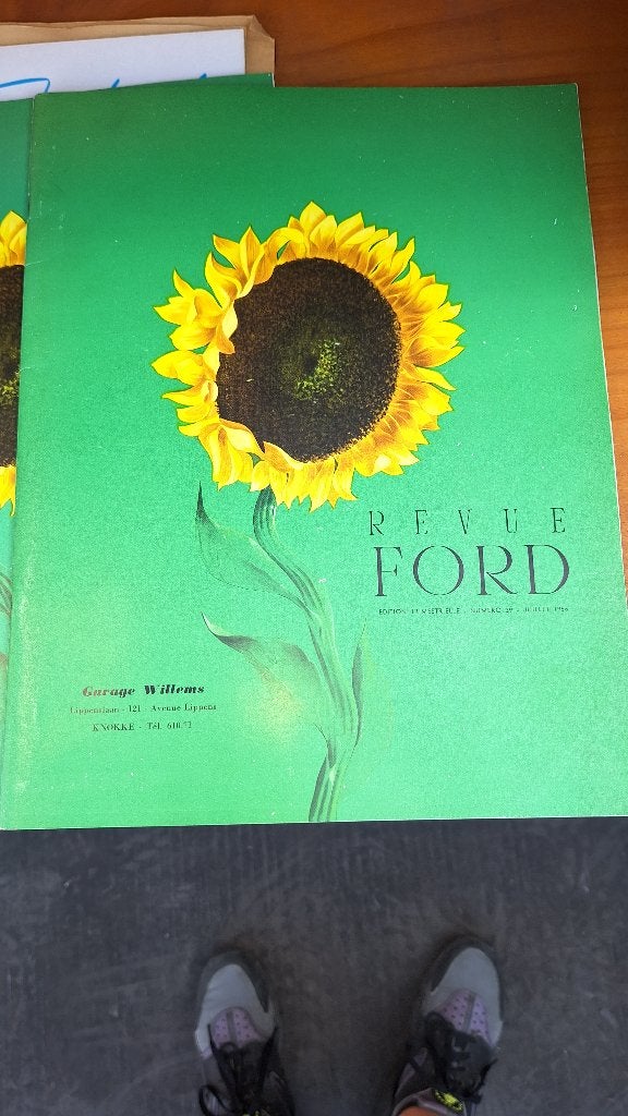 Revue Ford juillet 1956, Collections, Revues, Journaux & Coupures, Enlèvement ou Envoi, 1940 à 1960, Journal ou Magazine