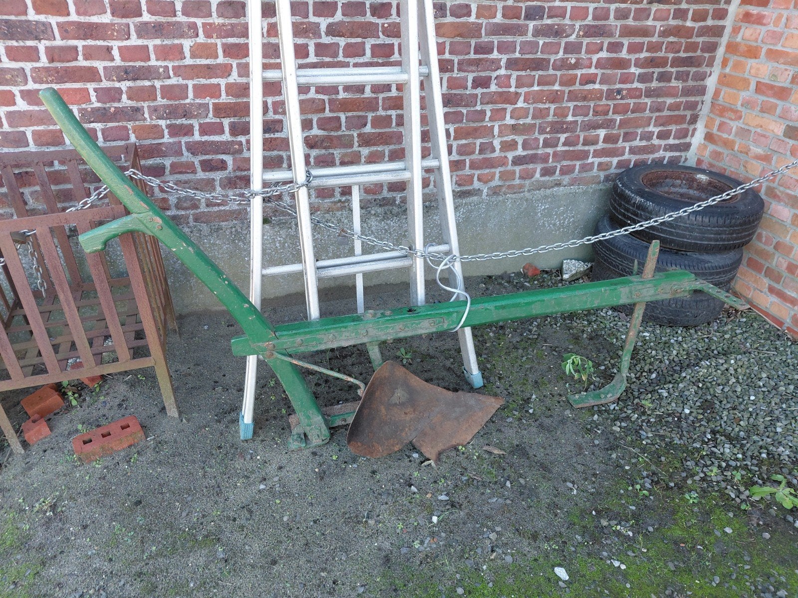 houten ploeg, Antiek en Kunst, Ophalen