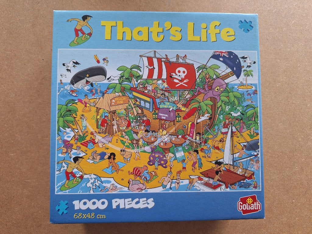 THAT'S LIFE 1000 stukken, Ophalen, 500 t/m 1500 stukjes, Zo goed als nieuw, Legpuzzel