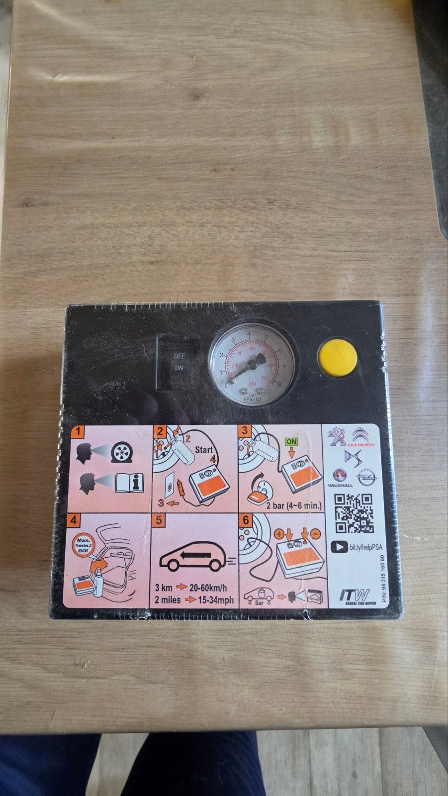 Gonfleur pour voiture neuf., Enlèvement, Neuf