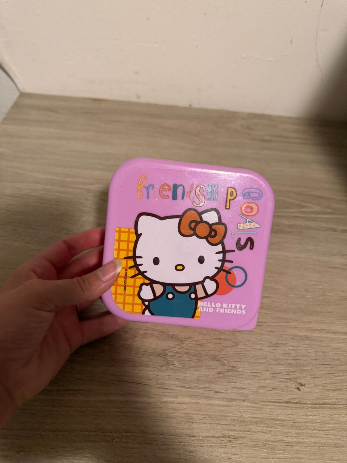 Hello Kitty snackdoosje / klein bewaardoosje, Ophalen, Zo goed als nieuw