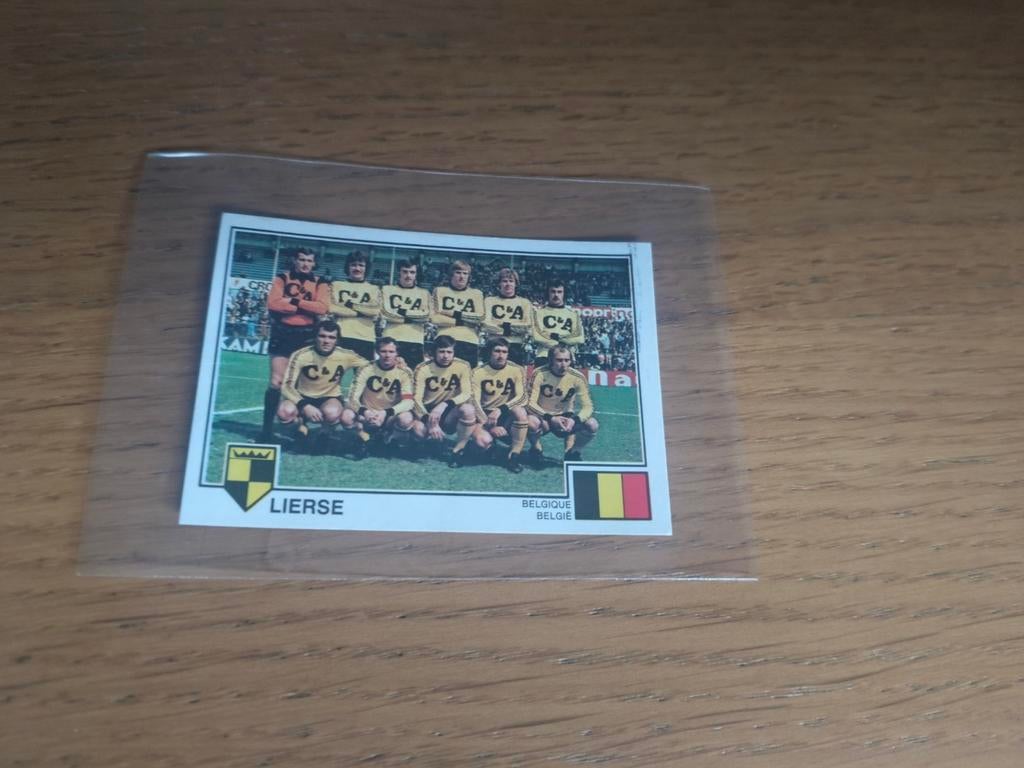 Panini sticker Euro Football 79 teamfoto Lierse, Ophalen of Verzenden