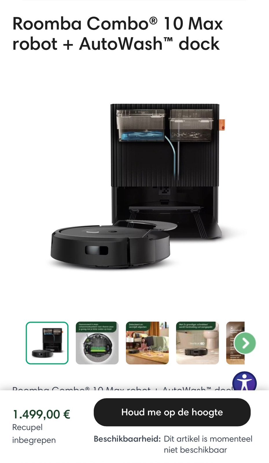 Aspirateur robot iRobot (nouveau), Enlèvement ou Envoi, Neuf