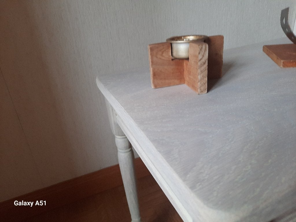 hand gemaakte houten theelicht houder, Ophalen of Verzenden