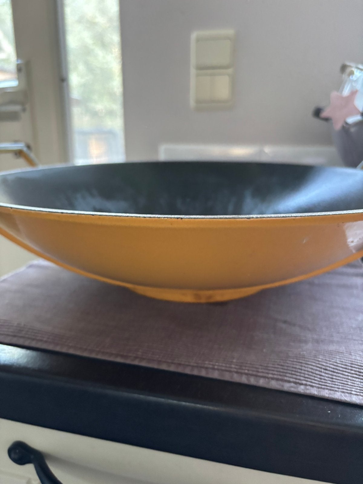 Wokpan le Creuset, Ophalen, Gebruikt, Le Creuset