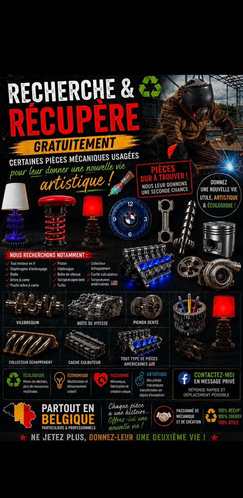 Oude mechanische art deco, Ophalen, Gebruikt