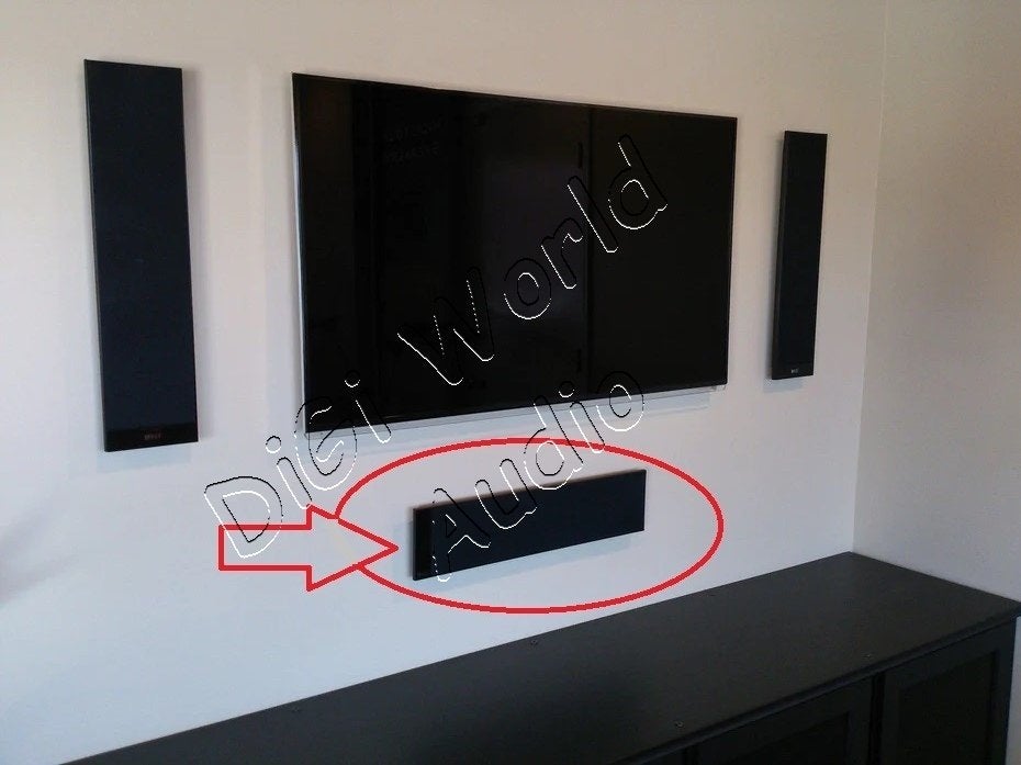 Haut-parleur central 3 voies ultra fin KEF T301C, TV, Hi-fi & Vidéo, Haut-parleur central, Enlèvement ou Envoi, Comme neuf, Compatible son surround/home cinéma