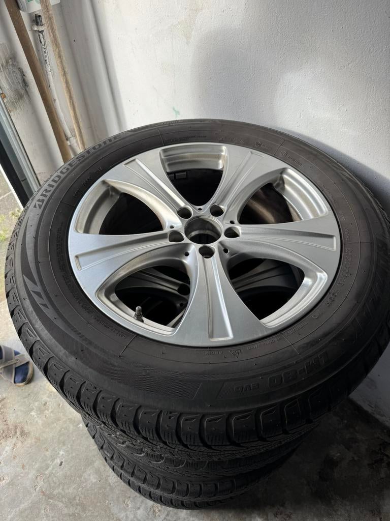 235/60/18 BRIDGESTONE WINTERBANDEN, Ophalen, 18 inch, Gebruikt, Banden en Velgen