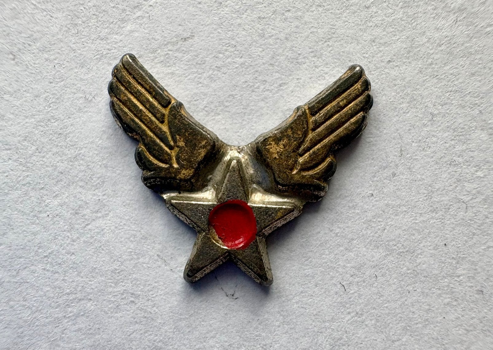 WW2 USAAF badge zilver, Verzamelen, Militaria | Tweede Wereldoorlog, Ophalen of Verzenden