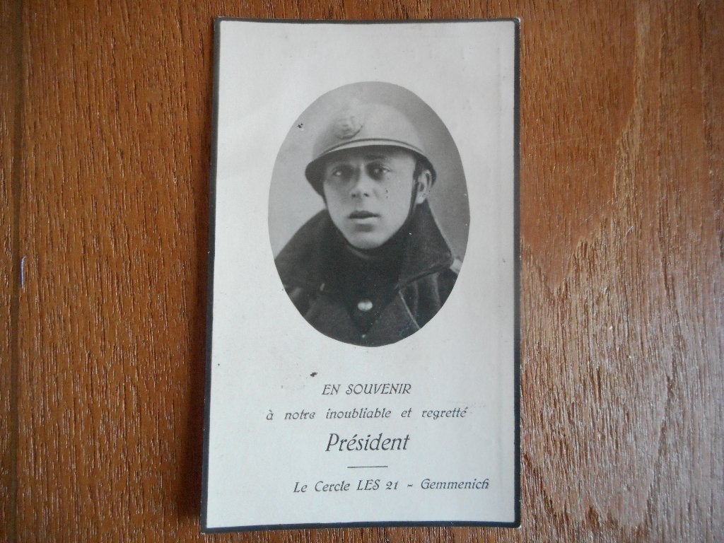 souvenir soldat Belge 31 Ligne tombé Passchendaele 27/5/1940, Envoi