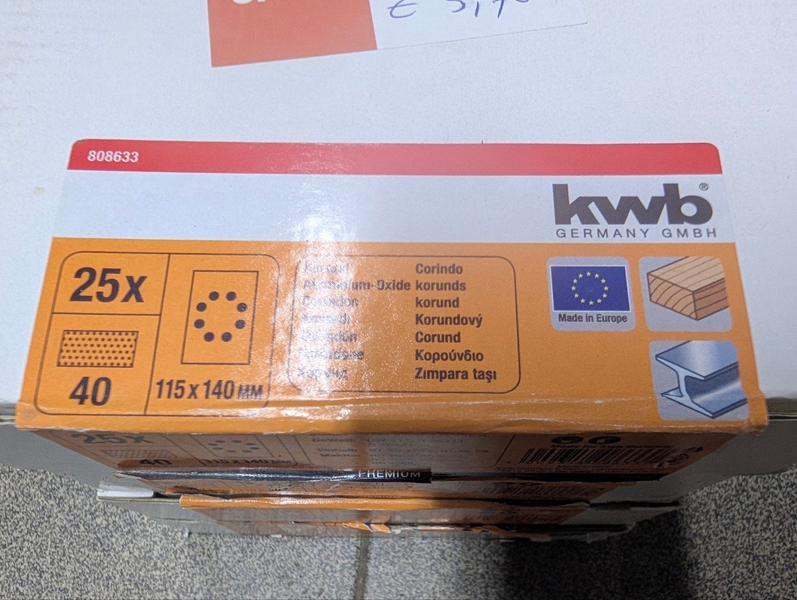KWB Premium schuurvellen 115x140 mm K40 - 4 nieuwe dozen
Be, Ophalen of Verzenden, Nieuw, Vlakschuurmachine