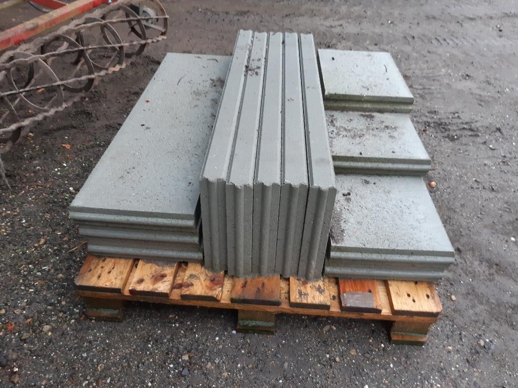 borduren 1m x 20cm en 30cm, Tuin en Terras, Bielzen en Borduren, Ophalen, Nieuw, Beton
