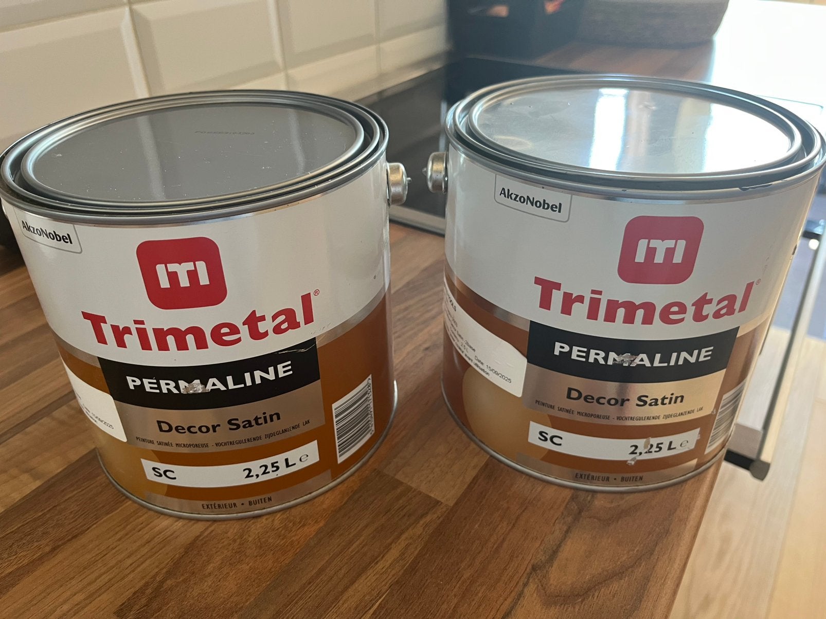 Peinture Trimetal Permaline Decor Satin, Enlèvement, Comme neuf, Bleu, Peinture
