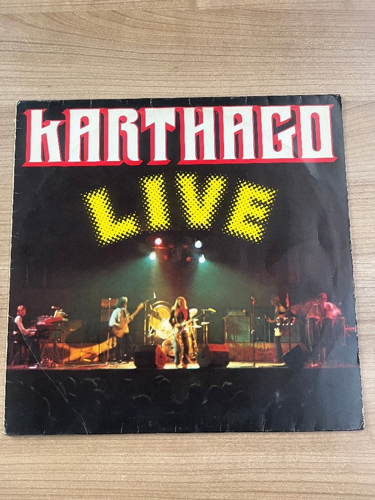 KARTHAGO - LIVE ( BACILLUS RECORDS), Beschermende buitenhoes, Ophalen of Verzenden, Gebruikt, Progressive Rock