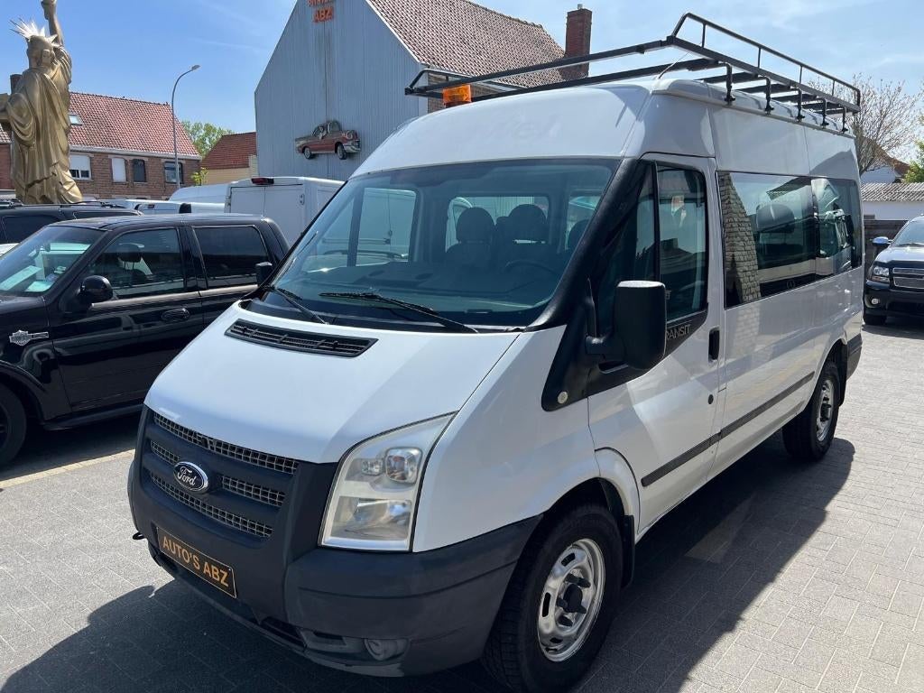 Ford Transit 2.2 D (9 PLAATSEN), Auto's, Bestelwagens en Lichte vracht, Stof, 2575 kg, Wit, 9 zetels