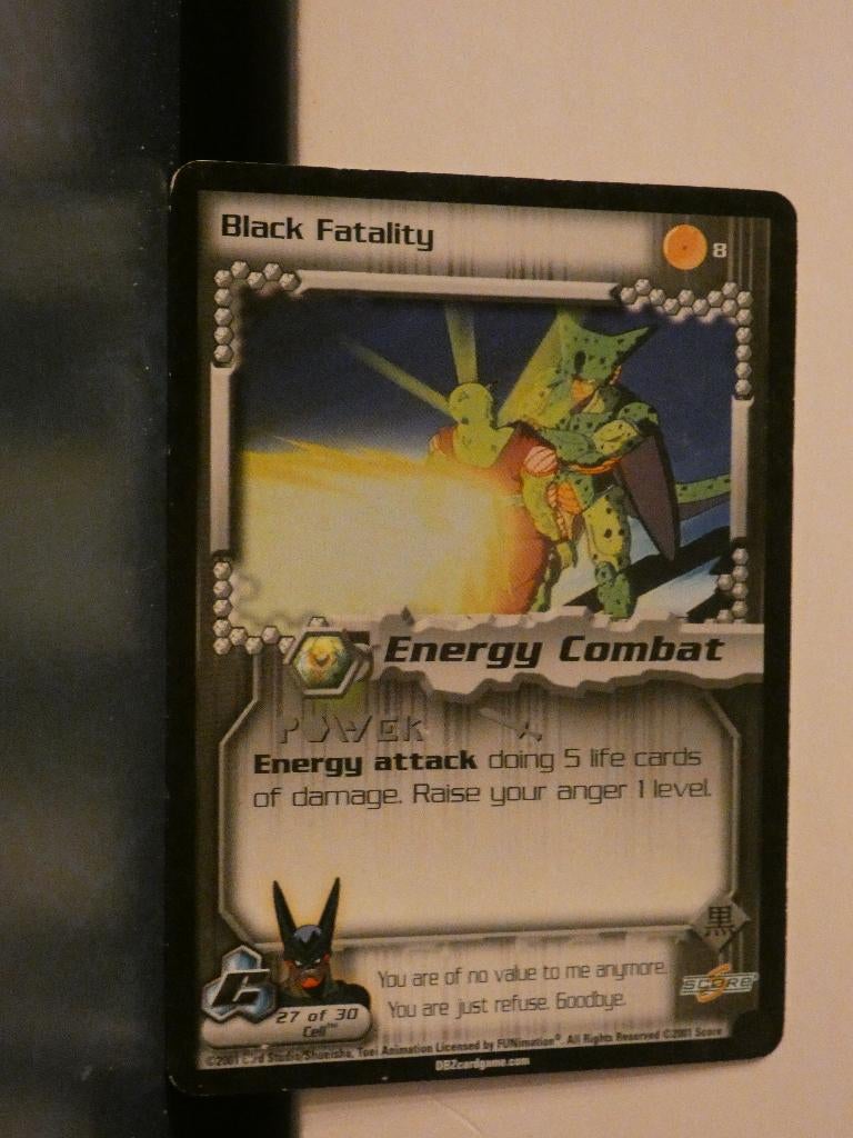 dragon ball z, Enlèvement, Utilisé, Cartes en vrac