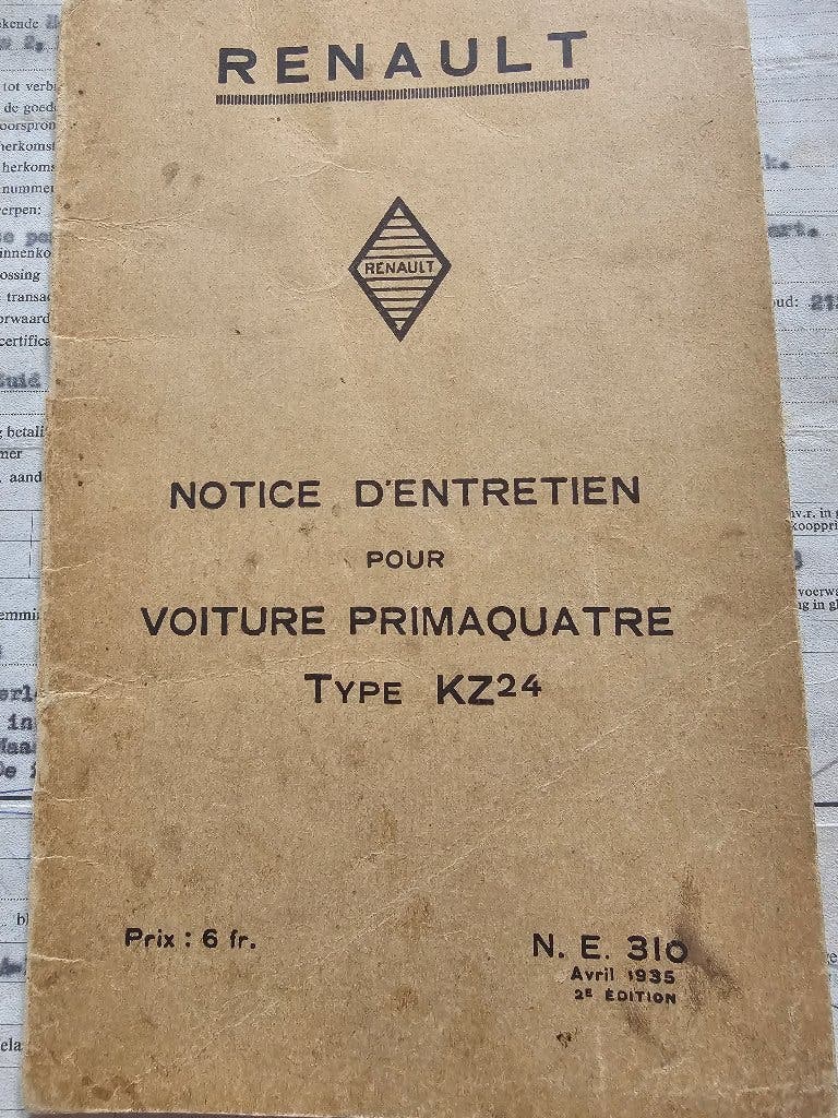 oldtimer Renault Primaquatre KZ24, foto 10