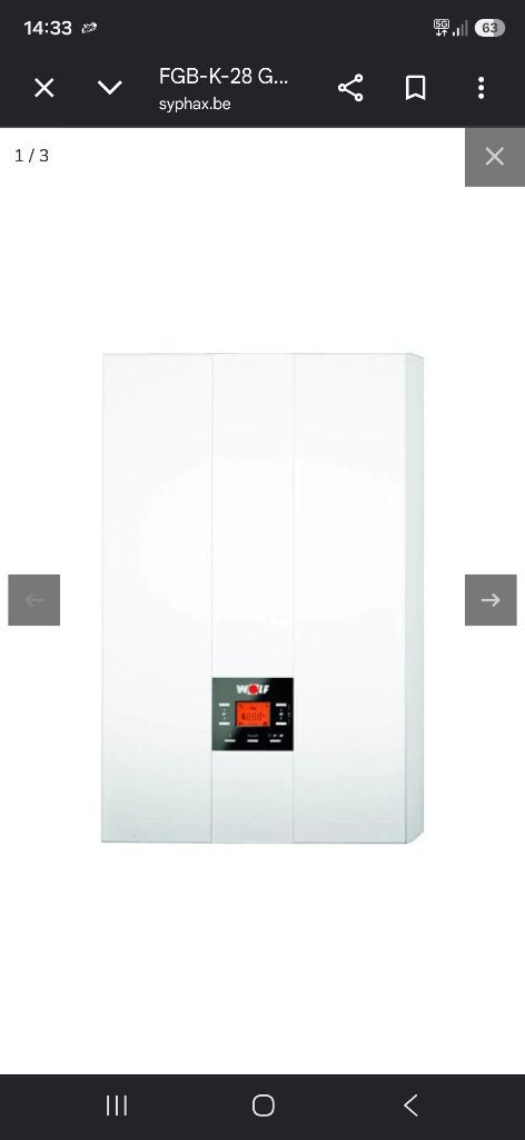 Gascondensatieketel, Enlèvement, Neuf, Gaz naturel, Boiler