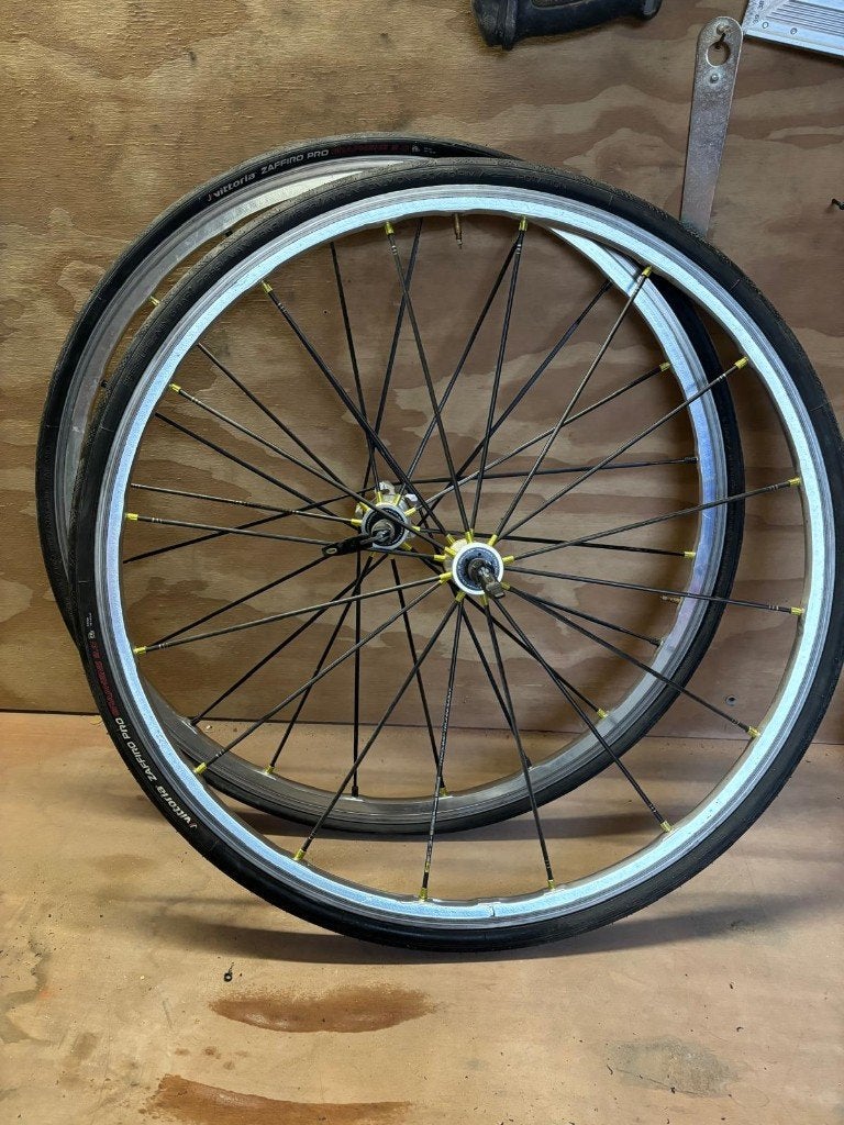 Mavic R-sys ssc wielset 11 speed carbon spaken, Wiel, Gebruikt, Ophalen of Verzenden, Aluminium