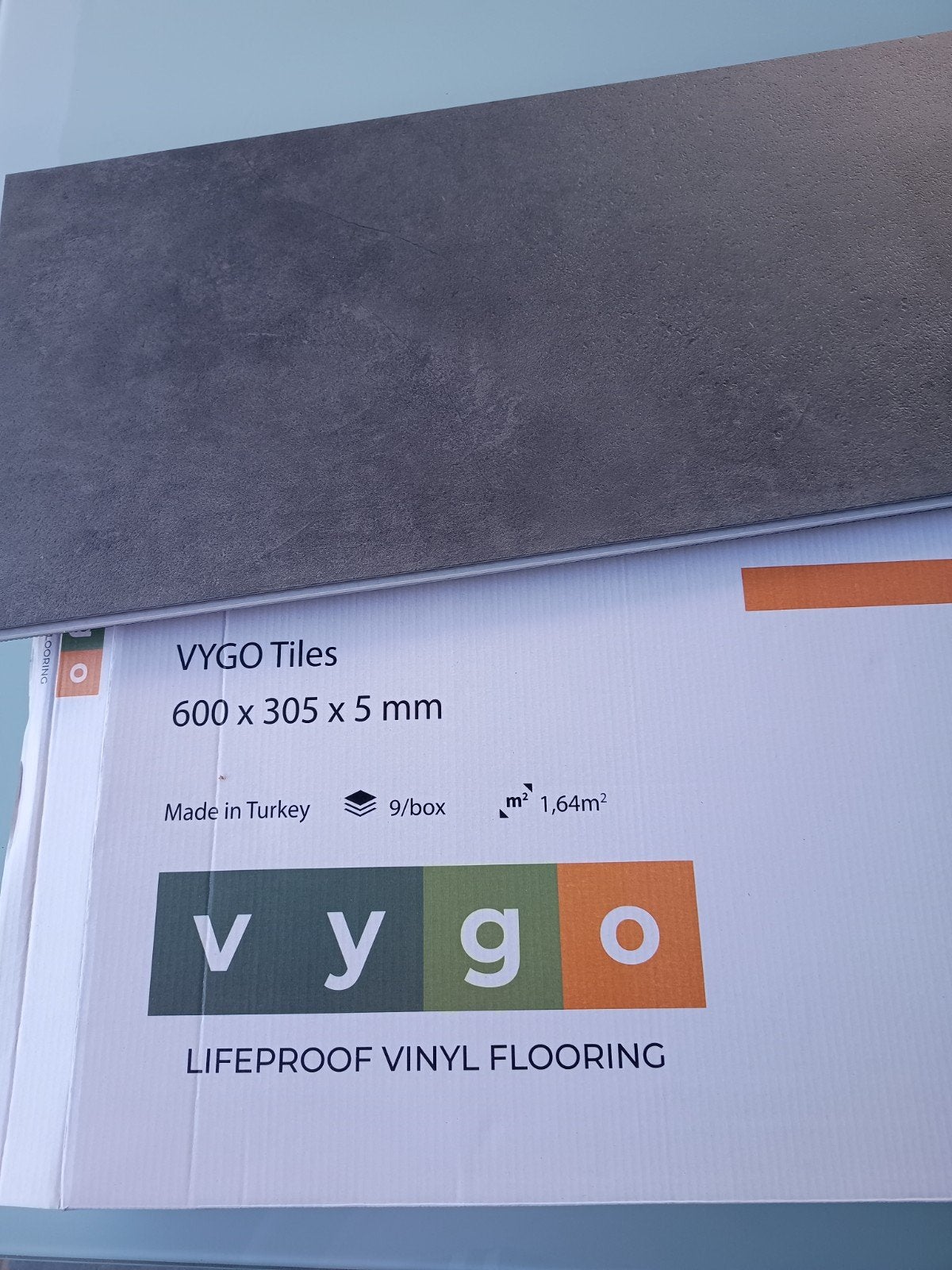Laminaat Vygo donkergrijs restant, Doe-het-zelf en Bouw, Hout en Planken, Ophalen