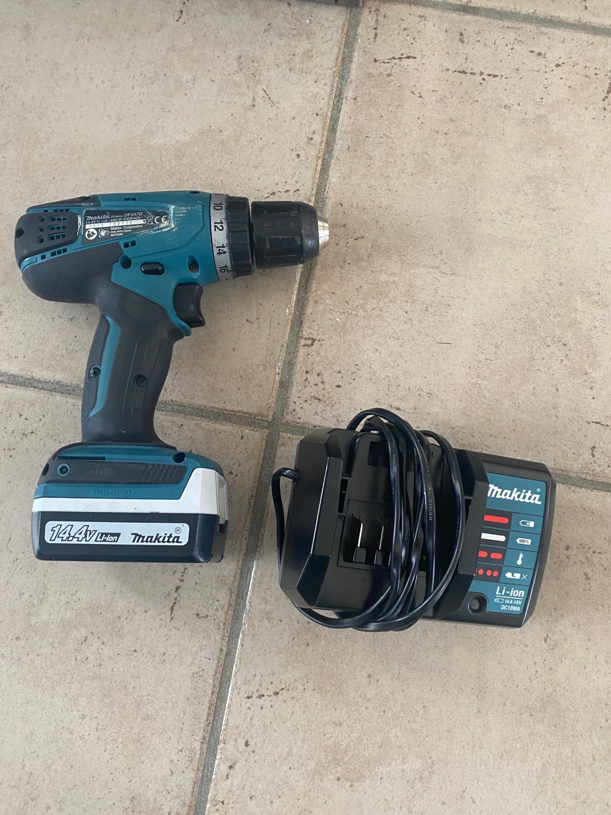 Makita, Ophalen, Gebruikt