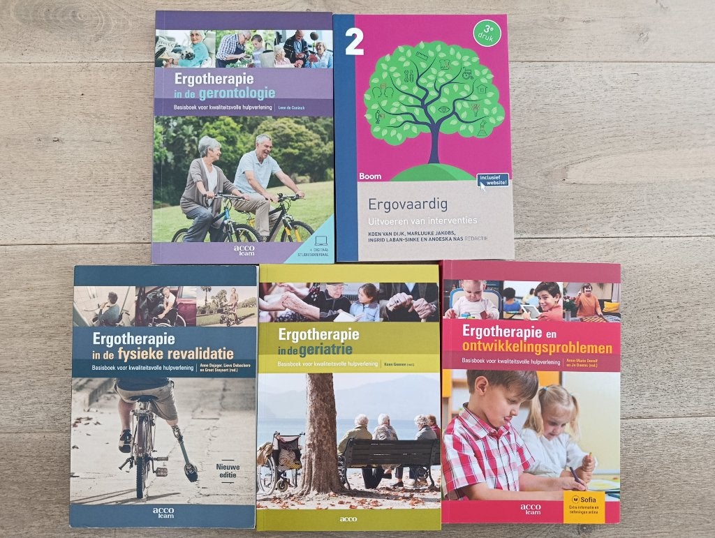 Boeken studie ergotherapie, Livres, Enlèvement, Utilisé, Enseignement supérieur, Diverse auteurs