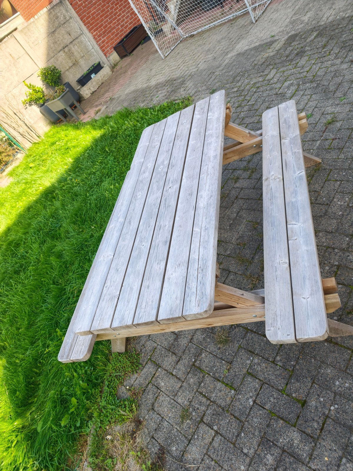 picknicktafel, Ophalen