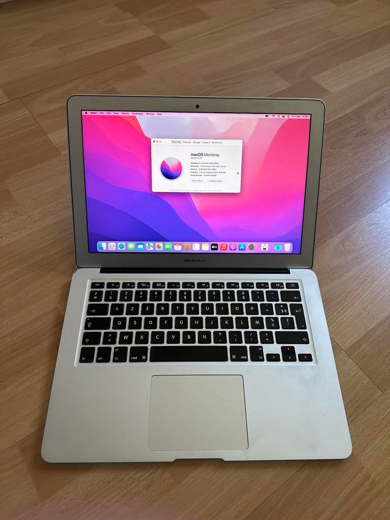 Macbook air 2015, Ophalen, 13 inch, Minder dan 2 Ghz, Zo goed als nieuw