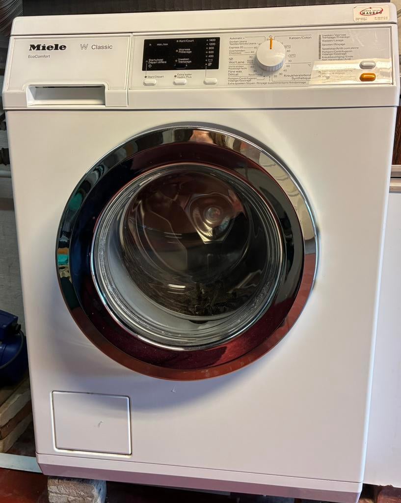 Machine à laver Miele, Enlèvement, Comme neuf, 1200 à 1600 tours, Chargeur frontal