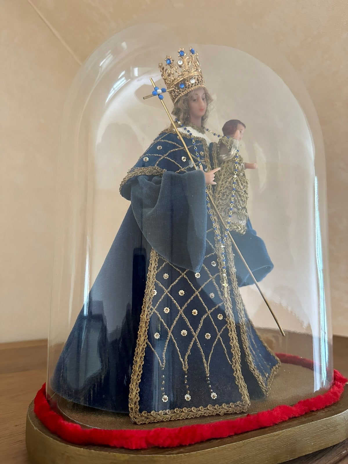 Mooie Stolpe., 30 cm, Fait main, Verre, Enlèvement