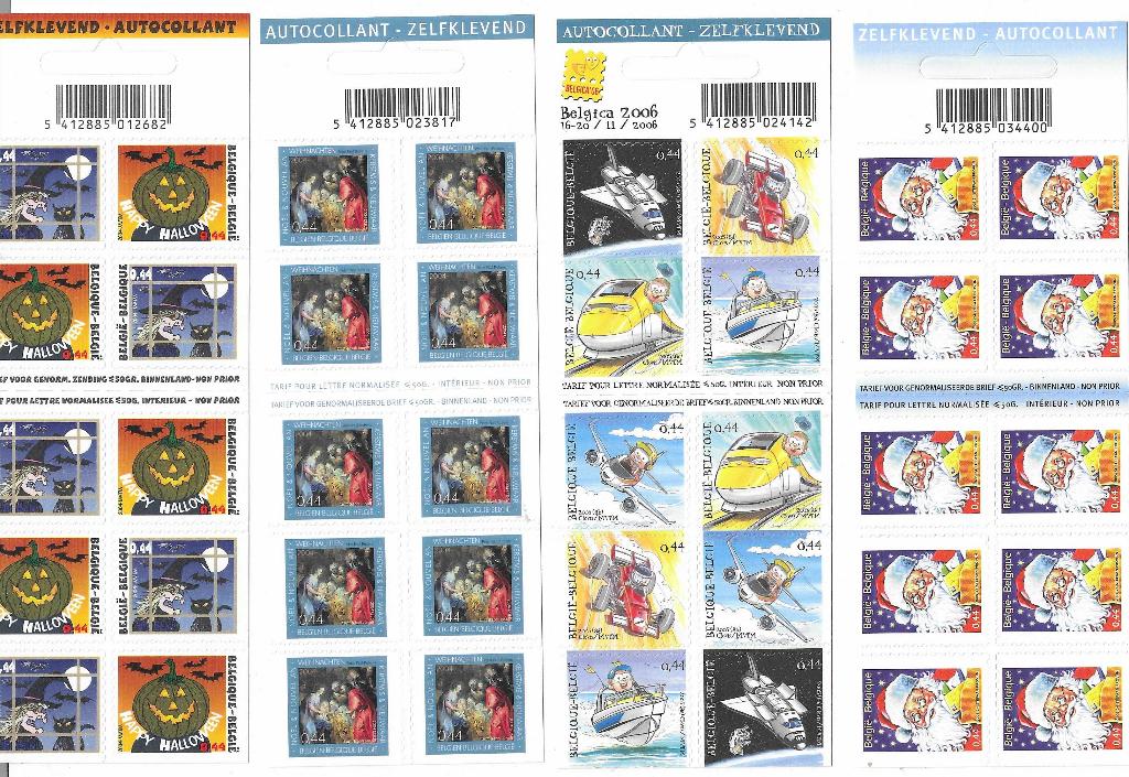 Belgische postzegels - 8 boekjes eurozegels, Postzegels en Munten, Postzegels | Europa | België, Verzenden, Postfris