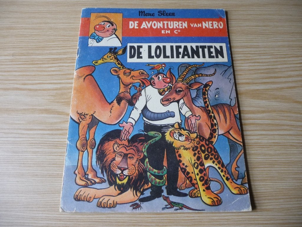 Nero 7.de lolifanten 1967 EERSTE DRUK  €10, Marc Sleen, Eén stripboek, Ophalen of Verzenden, Zo goed als nieuw