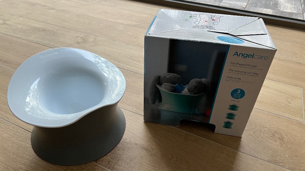 Oefenpotje Angelcare, Kinderen en Baby's, Kinderspulletjes, Ophalen, Zo goed als nieuw