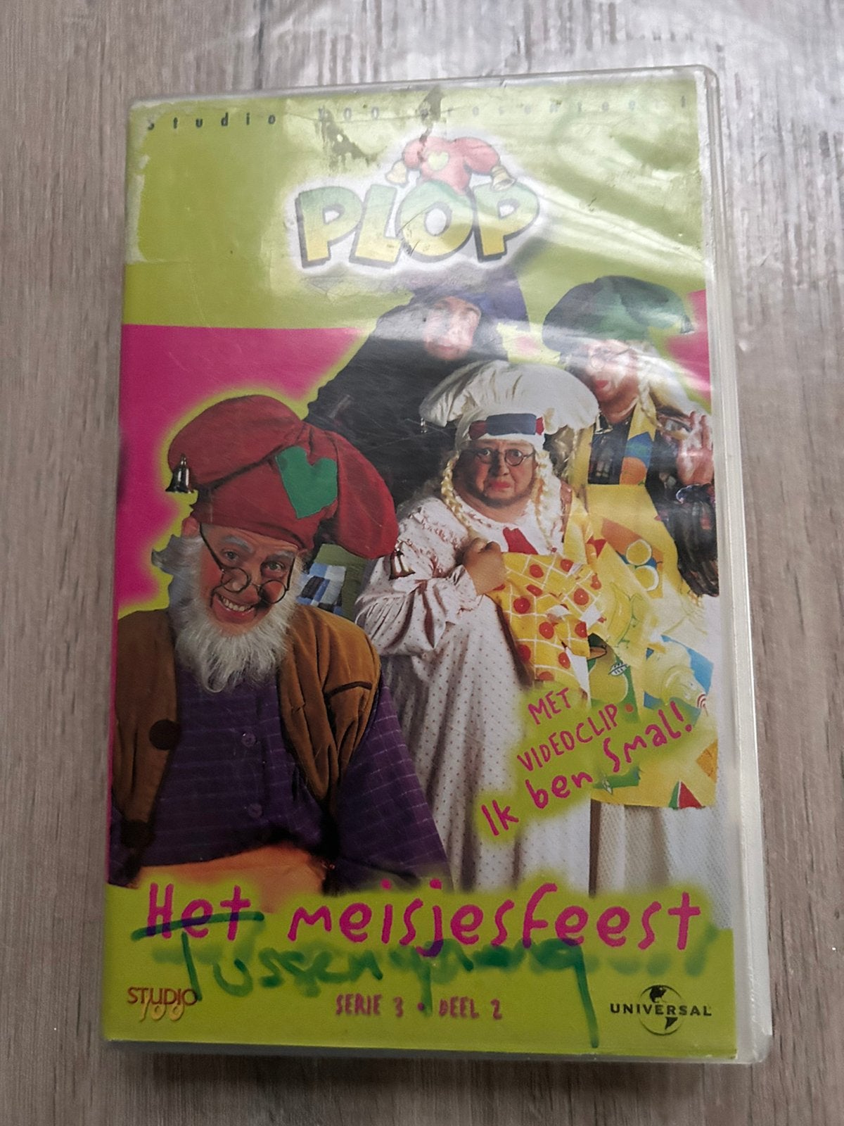 plop vhs Het meisjesfeest, Cd's en Dvd's, VHS | Kinderen en Jeugd, Ophalen, Zo goed als nieuw, VHS