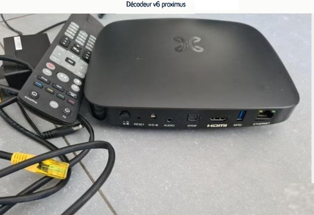 Décodeur Proximus V6 MINI + câble, Enlèvement ou Envoi, Décodeur