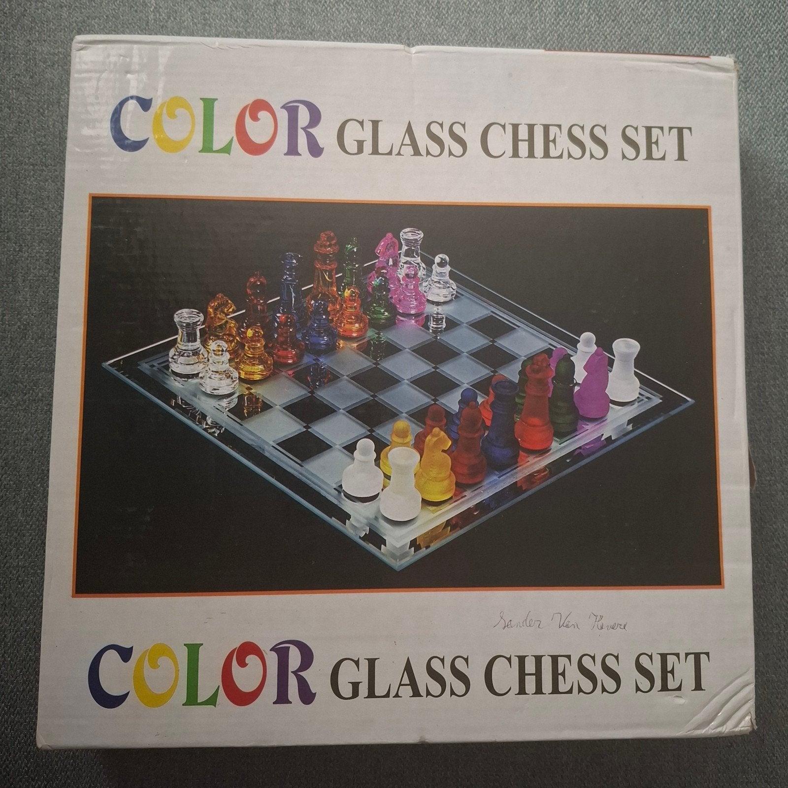 jeu d'échecs en verre coloré, Hobby & Loisirs créatifs, Enlèvement ou Envoi
