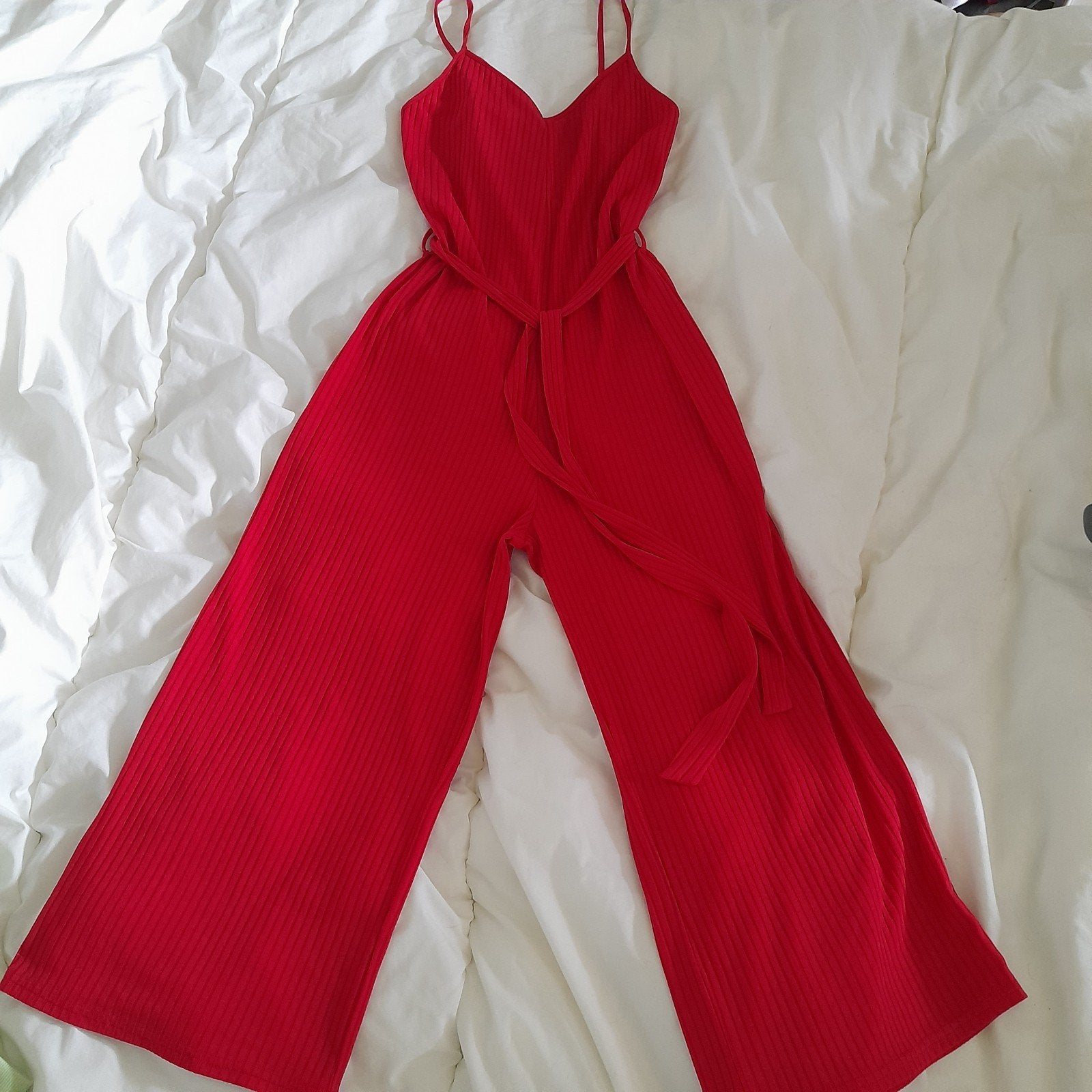 Rode jumpsuit - 42, Kleding | Dames, Jumpsuits, Ophalen of Verzenden, Maat 42/44 (L)